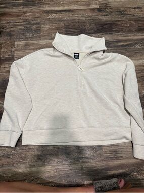 Avia Women's Utility Half-Zip Jacket - Light Cream